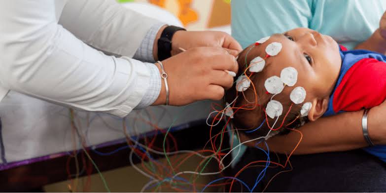 Paediatric physiotherapy session